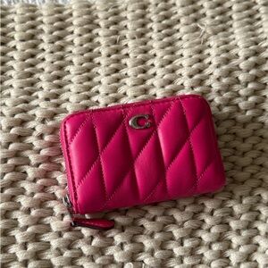 Coach Quilted Card Holder
